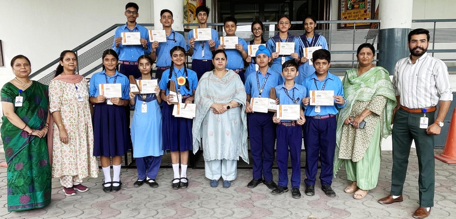 Inspiring Voices: BVM Kitchlu Nagar Students Triumph in Takshila Vagmita 2024 at Delhi Public School, Ludhiana